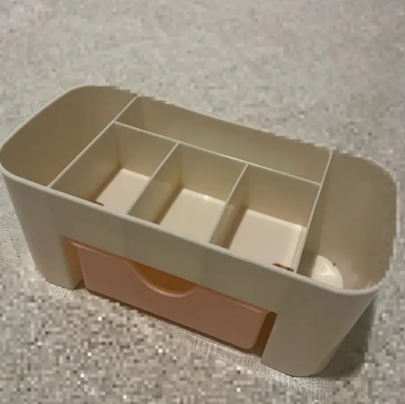 - Cosmetic/Makeup Storage Organizer with Drawer - Pink - Picture 4 of 15